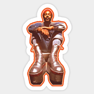 Marvin Gaye Ain't No Platform Boots High Enough FanArt Sticker